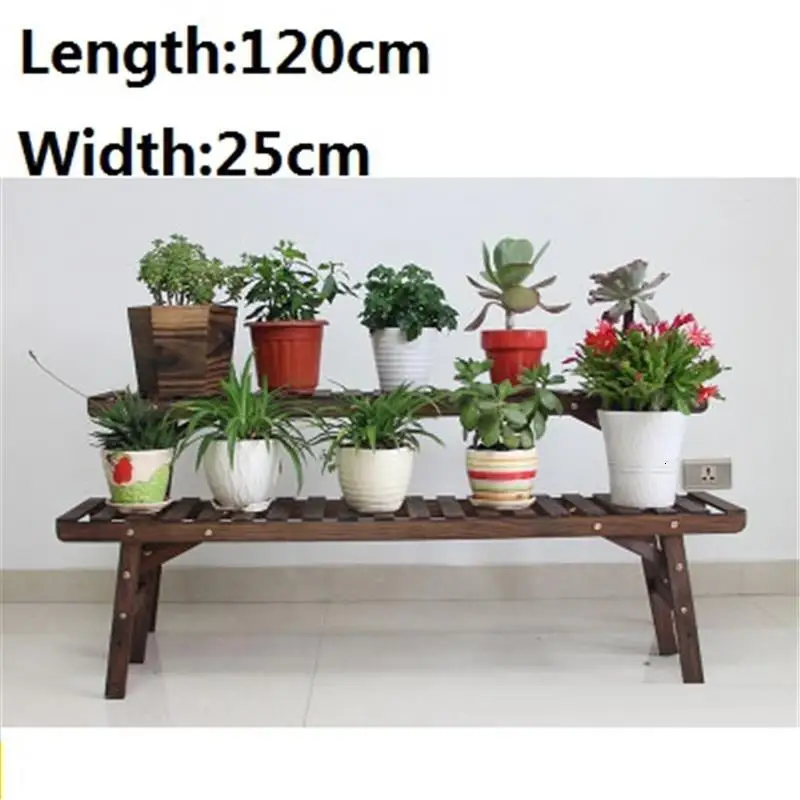 Madera для Etagere Pour Plante Saksi Standi Escalera Estanteria Para Macetas открытый Dekoration балкон Цветочная Полка Подставка для растений - Цвет: MODEL E