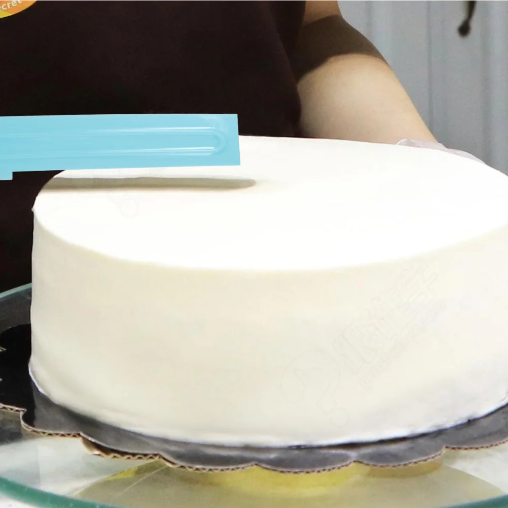 3 Pcs Double Edges Cake Smoother Scraper Icing Comb Pastry Butter Cream Spatulas Plastic Mousse Cream Edge Polisher for Bakery K