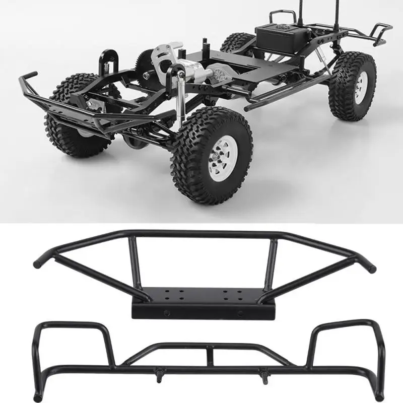 

Hot Metal Front Rear Bumper for TF2 / TF1 1/10 Scale RC Crawler Car Model Vehicle RC Front Rear Bumper solid durable