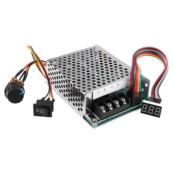 

10V-55V 140A Stepless DC Motor Speed Controller with Forward-Brake-Reverse Switch,Potentiometer Digital Display