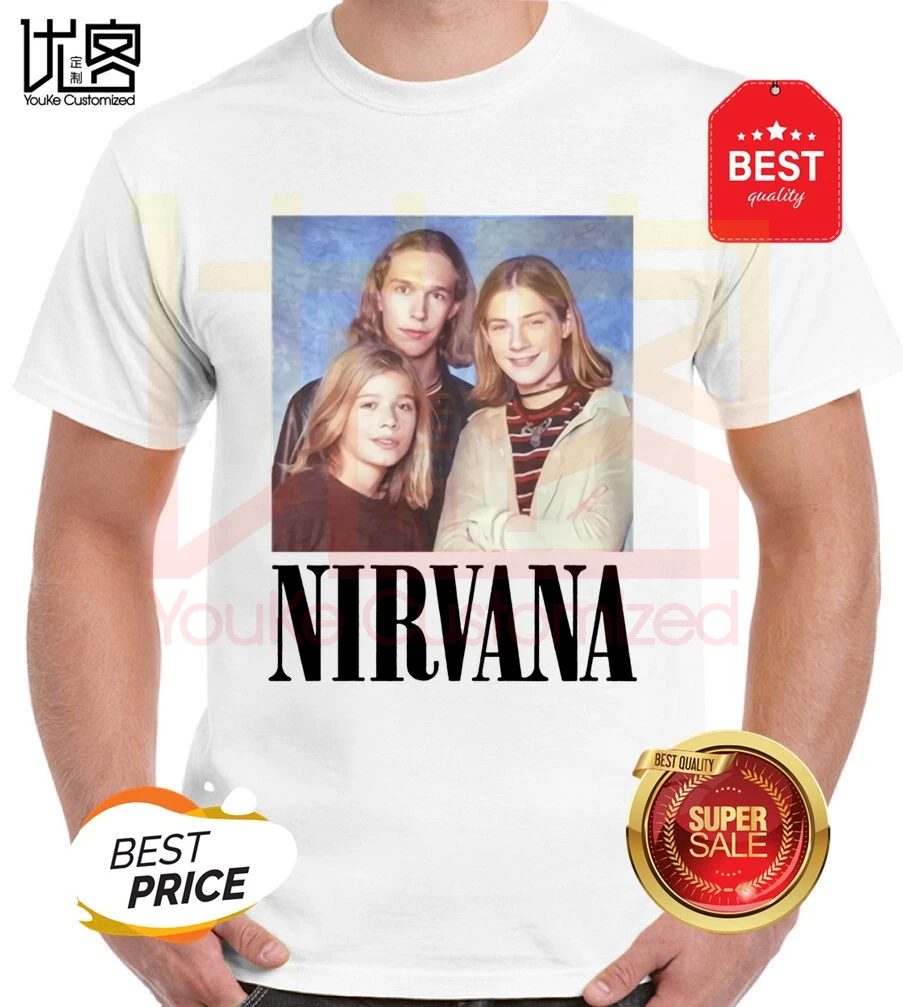 Лидер продаж hanson nirvana футболка для мужчин и женщин 100% хлопок топы с короткими