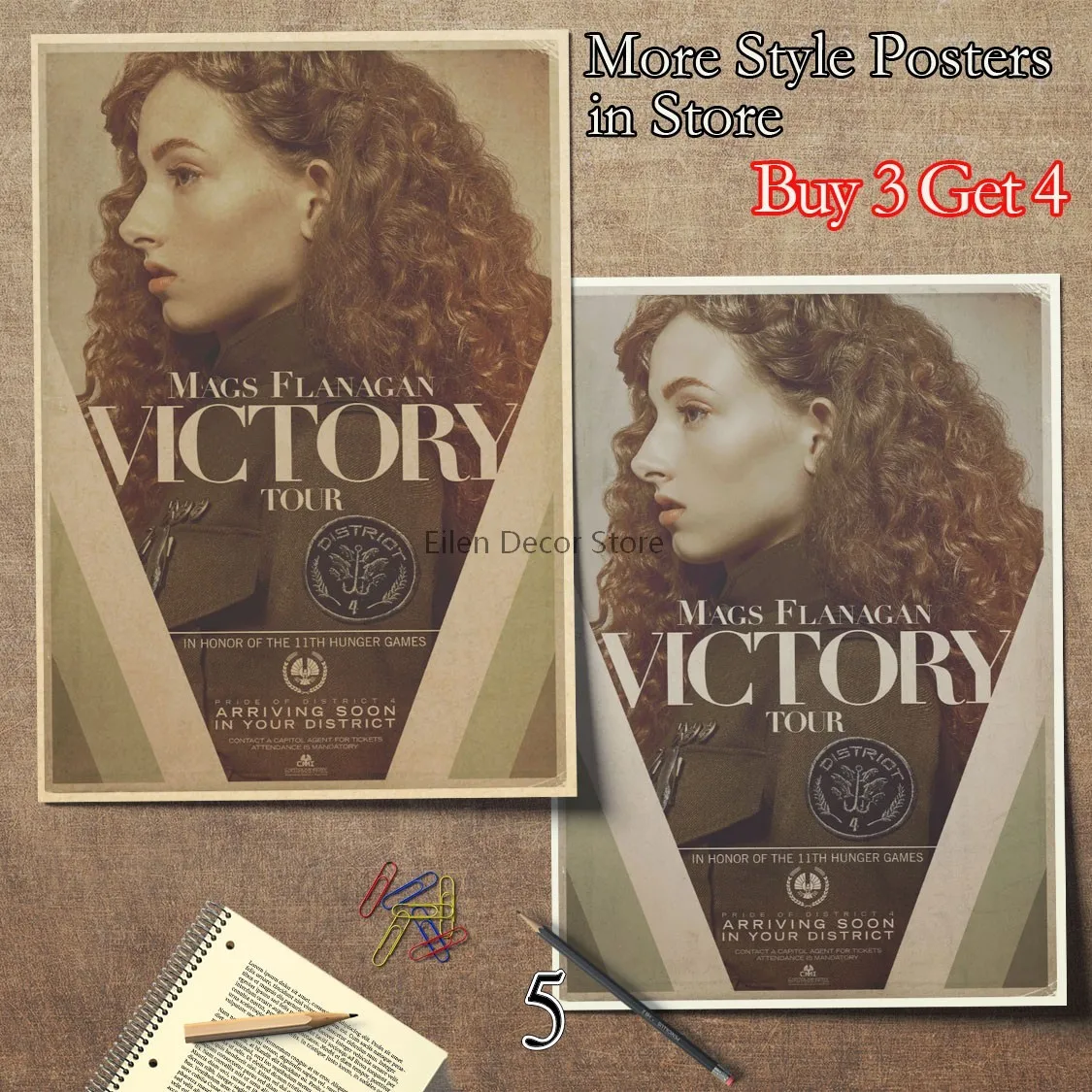 The Hunger Games: Mockingjay - Part 2 Movie Poster Home Decoration Art  Print Decal Retro Movie Poster Posters & Prints 42x30cm - Wall Stickers -  AliExpress