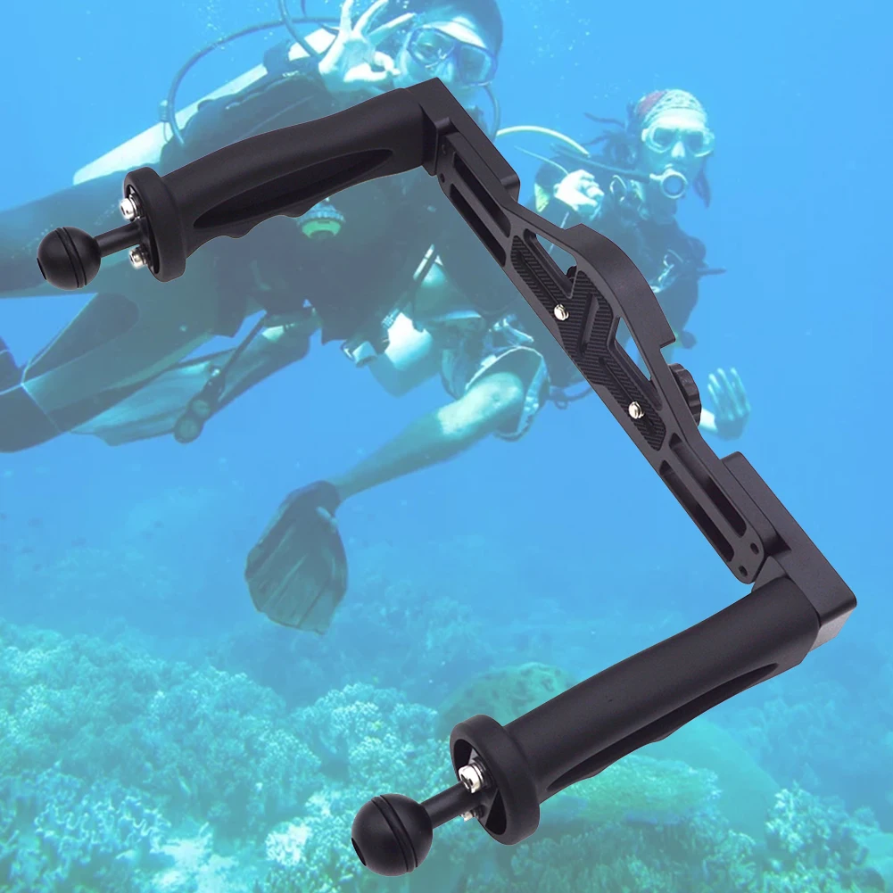 Aluminium Alloy Smartphones Handheld Accessories Underwater Anti-slip Diving Tray Stabilizer Rig Ca