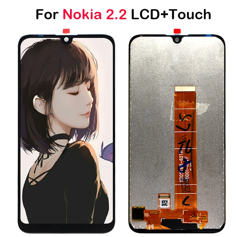 

100% Test For Nokia 2.2 LCD Display Touch Screen Digitizer Assembly Replacement For Nokia 2.2 TA-1183 LCD Display