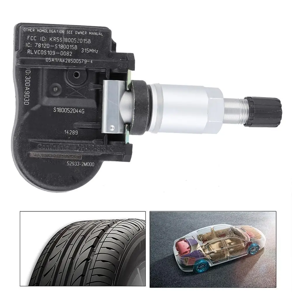Горячая TPMS датчик давления в шинах Замена 52933-2M000 для Chrysler Dodge Jeep Алюминий+ ABS автомобильные аксессуары
