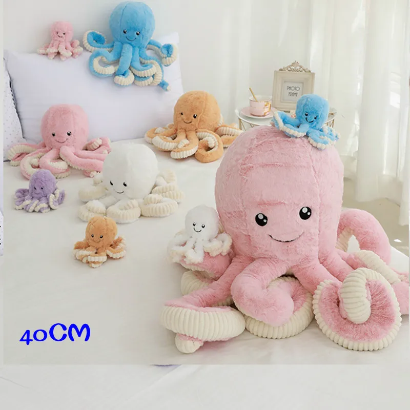 

Cute simulation octopus pendant plush stuffed toy soft animal home accessories cute animal doll children gift