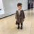 2020 Осень Зима Дети Baby Boy Girl Пальто С Длинным Рукавом Отложной Воротник Клетчатая Длинная Куртка Верхняя Одежда Детская Одежда