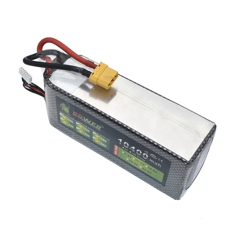 Предотвращение столкновений 2s 3s 4S 6s 10400mah MAX 60C 7,4 v 11,1 v 14,8 v 22,2 v перезаряжаемый аккумулятор для радиоуправляемых автомобилей, лодок, дронов, запасные части