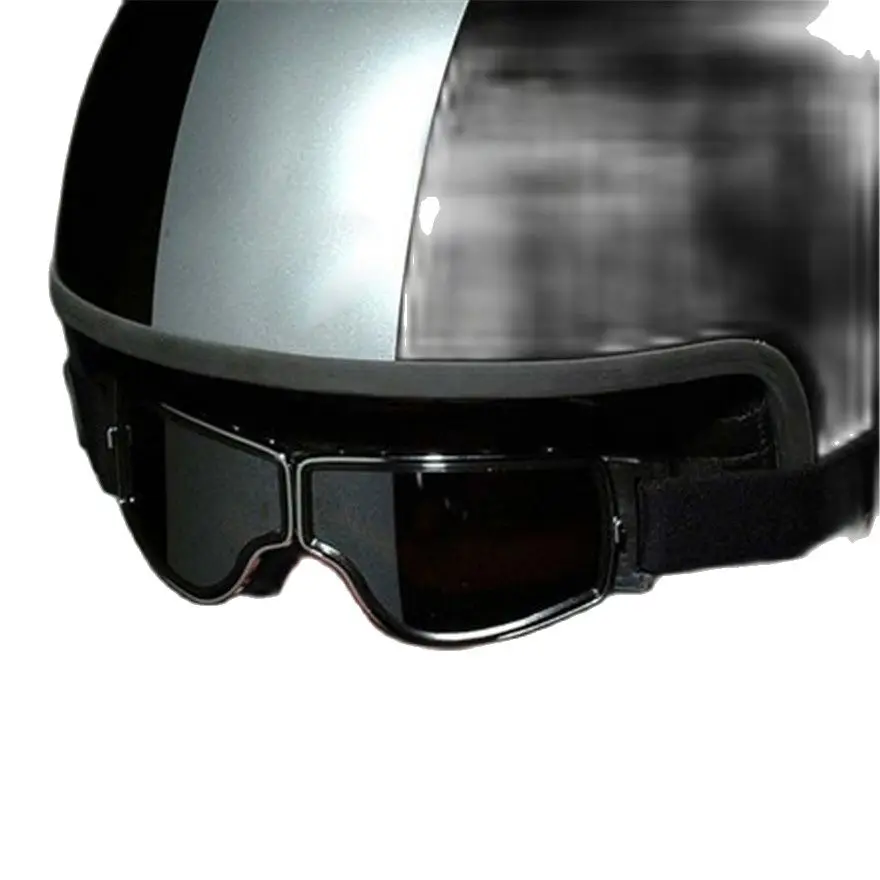 ZYElroy Vintage Windproof Dust-Proof Motorcycle Eyewear Outdoor Motorbike Bike Goggles UV Protection Helmet Decoration Glasses 