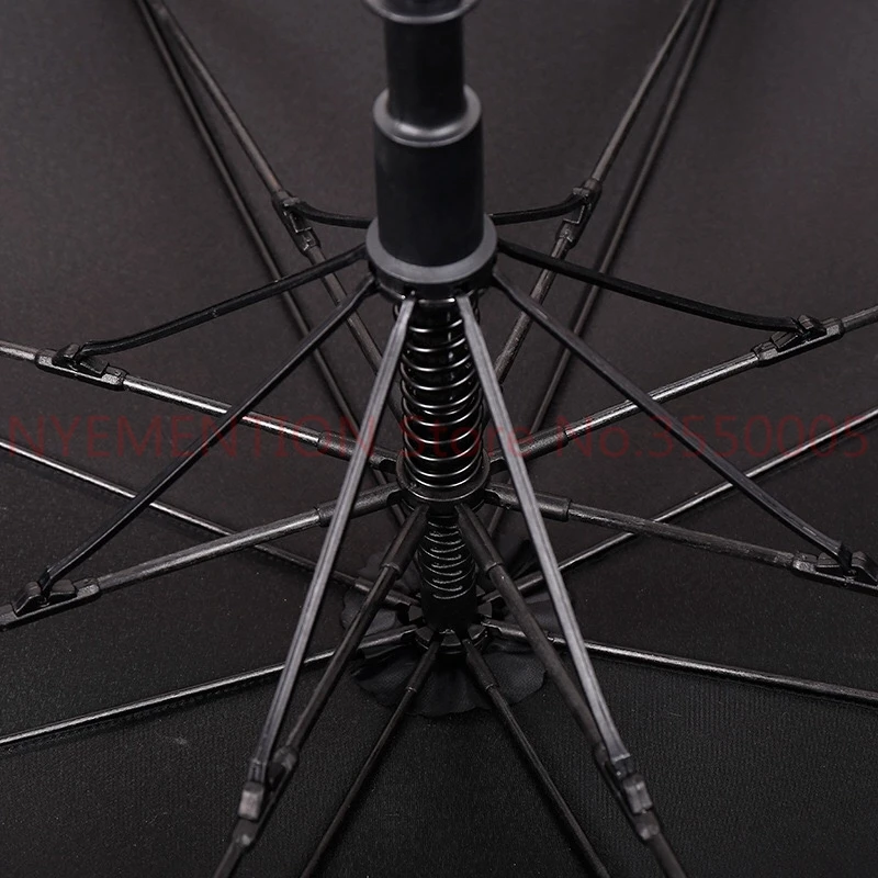 Large Strong Golf Long hand Stick Rain Auto Open Umbrellas Suit For 2-3 People Family Student 125CM