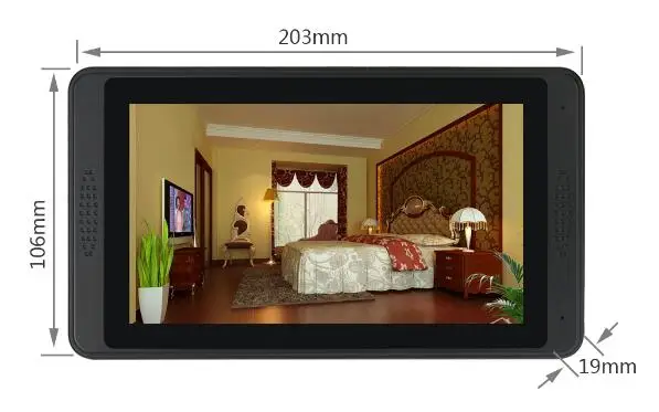 618-Screen SmartYIBA " Wifi приложение визуальный видеодомофон спикерфон Домофон Система RFID/Пароль/пульты разблокировка Электрический замок дверные звонки наборы - Цвет: 618-Screen