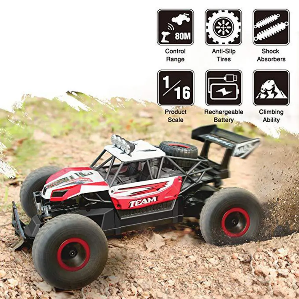

OCDAY 1:14 4WD RC Car Updated Version 2.4G Radio Control Car Toys Buggy Off-Road Remote Control Trucks boys Toys for Children