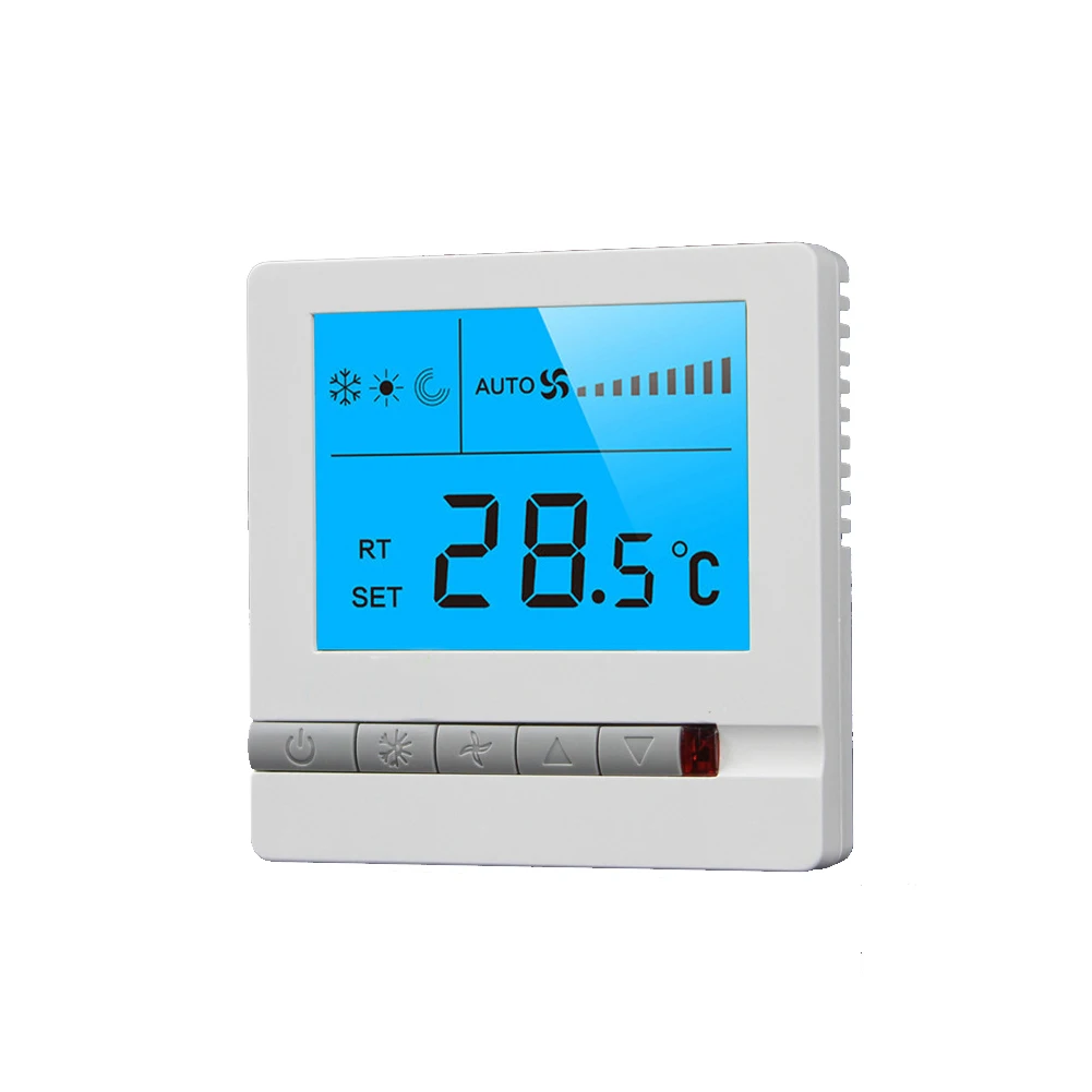 

Embedded ABS Panel Safe Household Temperature Controller Thermostat LCD Display Digital Central Air Conditioning Floor Heating