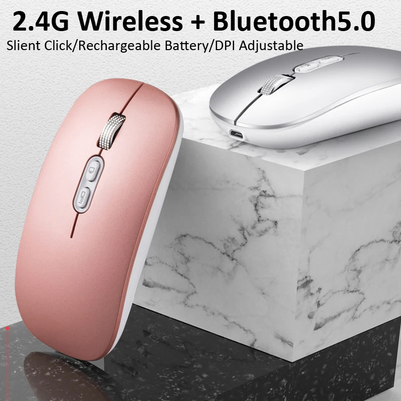 Bluetooth мышь для Apple Macbook air Xiaomi Pro перезаряжаемая Huawei Matebook ноутбука ПК