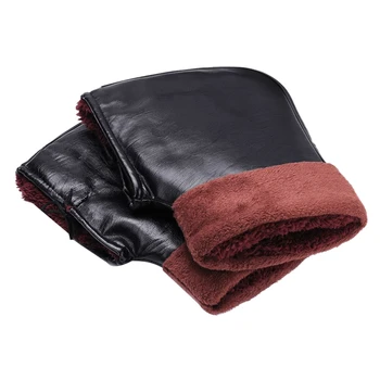 

1Pair Motorcycle Winter Thermal Handlebar Gloves Winter Cold-Proof Warm Glove Waterproof Windproof Warm Handlebar Cover