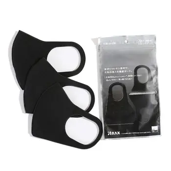 

3Pcs Sponge Mouth Mask Washable Dust Protective Reusable Cold Prevention Fa Mask for Adult Kids Health