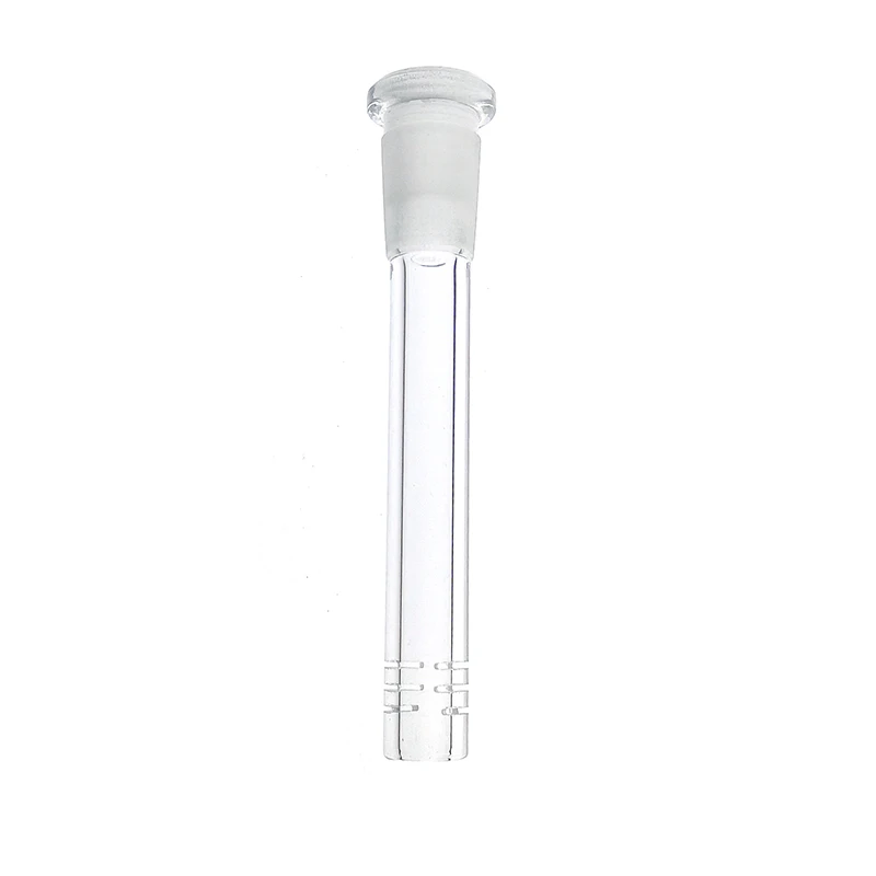 2pcs 5'' Glass Downstem Diffuser Male Joint Glass Down Stem for Glass Bongs 