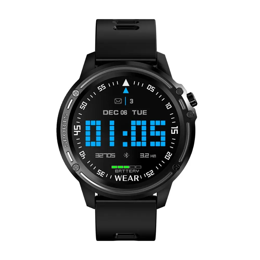 Для мужчин Для женщин Смарт-часы L8 сердечного ритма Reloj Android Suunto Смарта B57 Smartwatch Amazfit Bip Ticwatch Смарт-часы - Цвет: hei