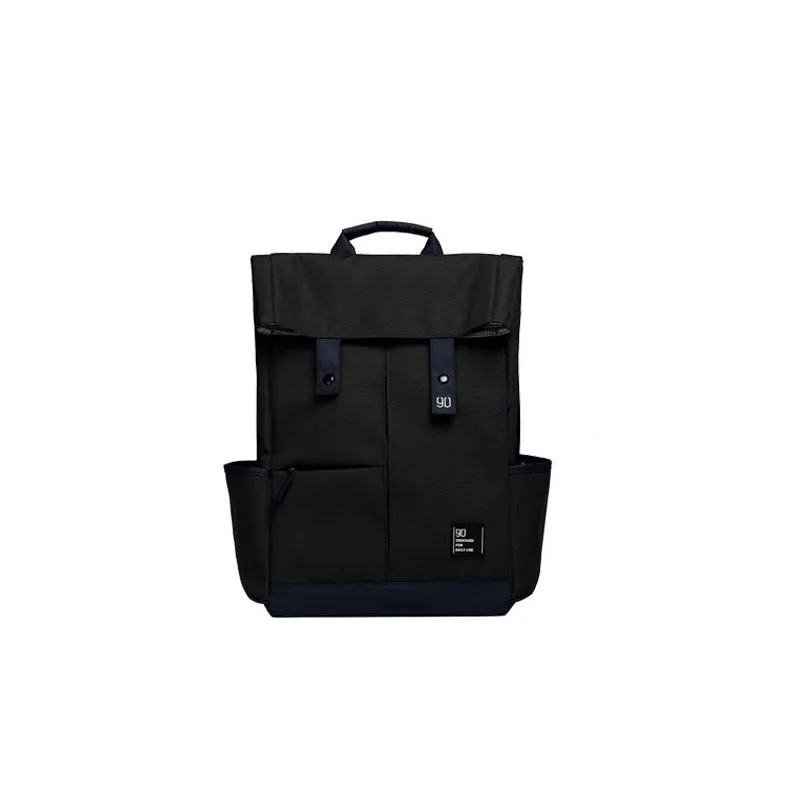 5 цветов Xiaomi 90fun рюкзак для отдыха Ipx4 водоотталкивающий большой емкости ранец 14/15. 6 дюймов сумка унисекс умные аксессуары - Цвет: Black