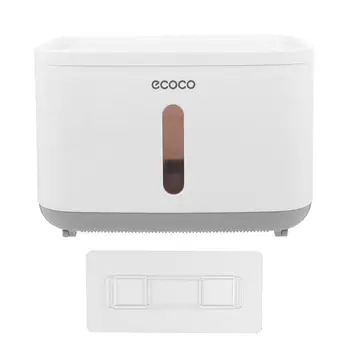 

Multifunctional Punch Free Tissue Box Waterproof Toilet Paper Box Storage Rack
