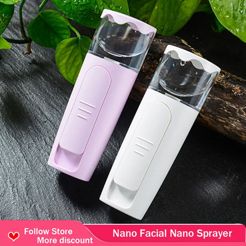 

Face Steamer Portable Nano Face Sprayer Humidifier Mist Atomization Moisturizing Sprayer USB Charging Maquina de Facial