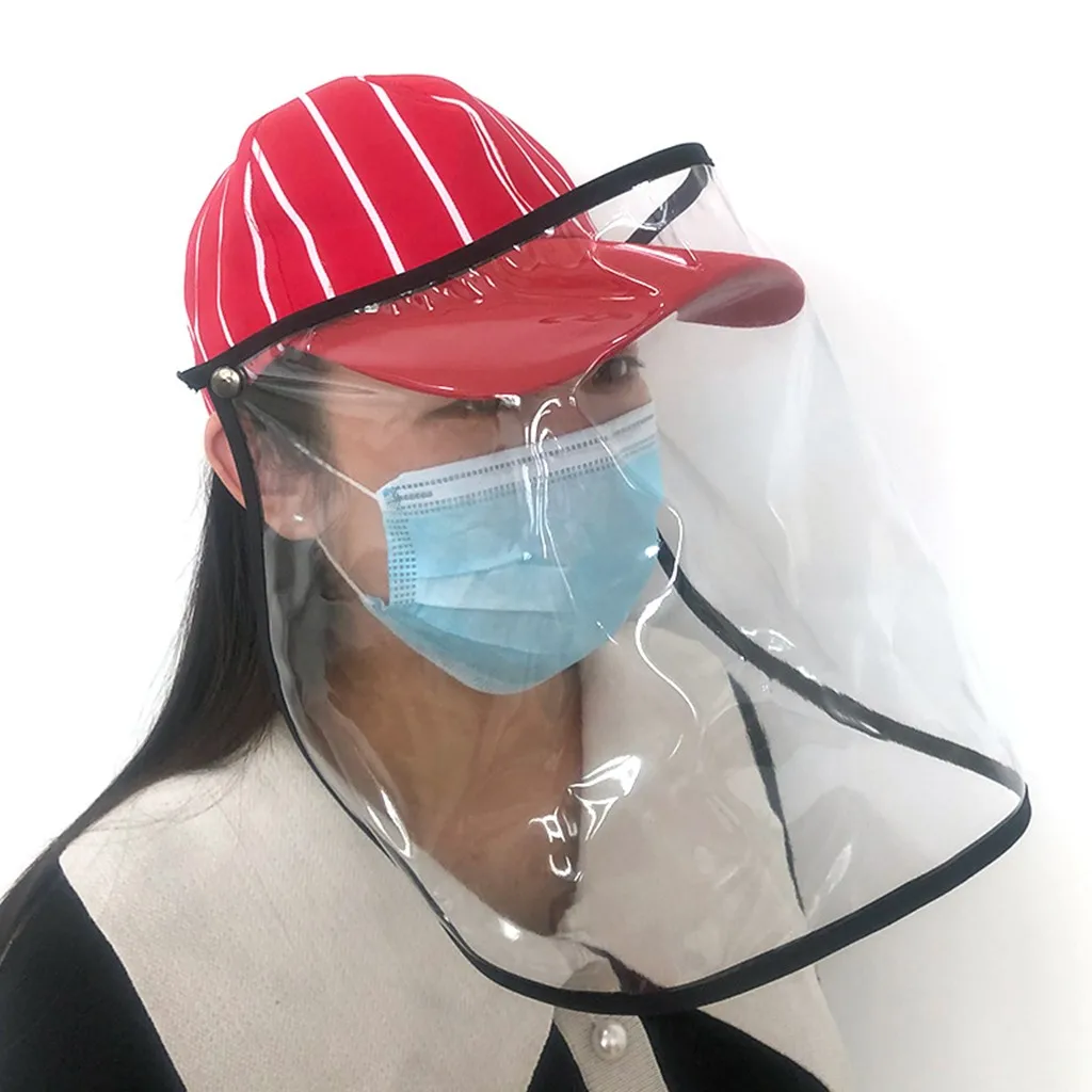 

caps Anti-spitting Protective Hat Dustproof Cover Adult Striped Cap Hat casual headwear simple gifts кепка бейсболка 3 style
