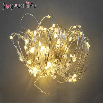 1-3M Fairy Licht Koperdraad Waterdicht Led String Lights Kerst Slingers Bruiloft Huisdecoratie Batterij Aangedreven lamp 1-3M Fairy Licht Koperdraad Waterdicht Led String Lights Kerst Slingers Bruiloft Huisdecoratie Batterij Aangedreven lamp