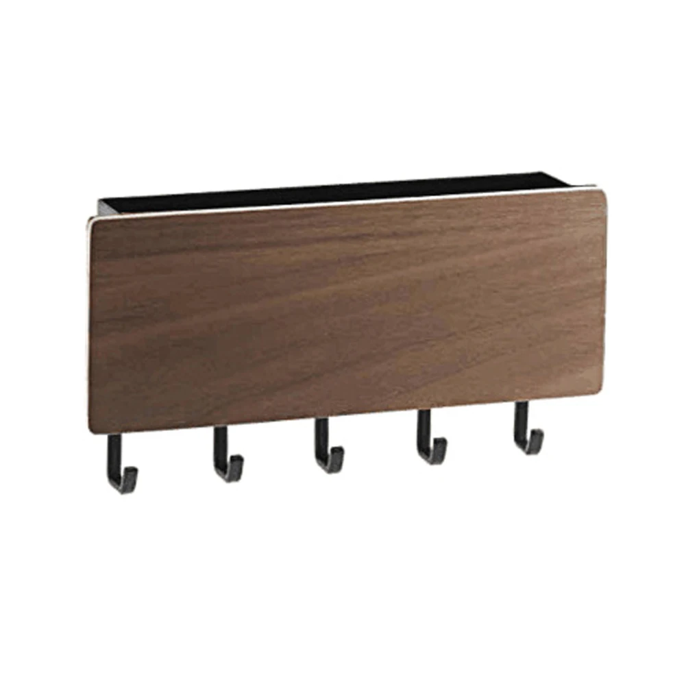 

Wall-hung Type Wooden Decorative Wall Shelf Sundries Storage Box Prateleira Hanger Organizer Key Rack
