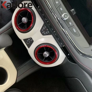 

For Chevrolet Blazer 2019 2020 Center Console Air Conditioning Cover Trim AC Outlet Decoration Frame Car Interior Accessories