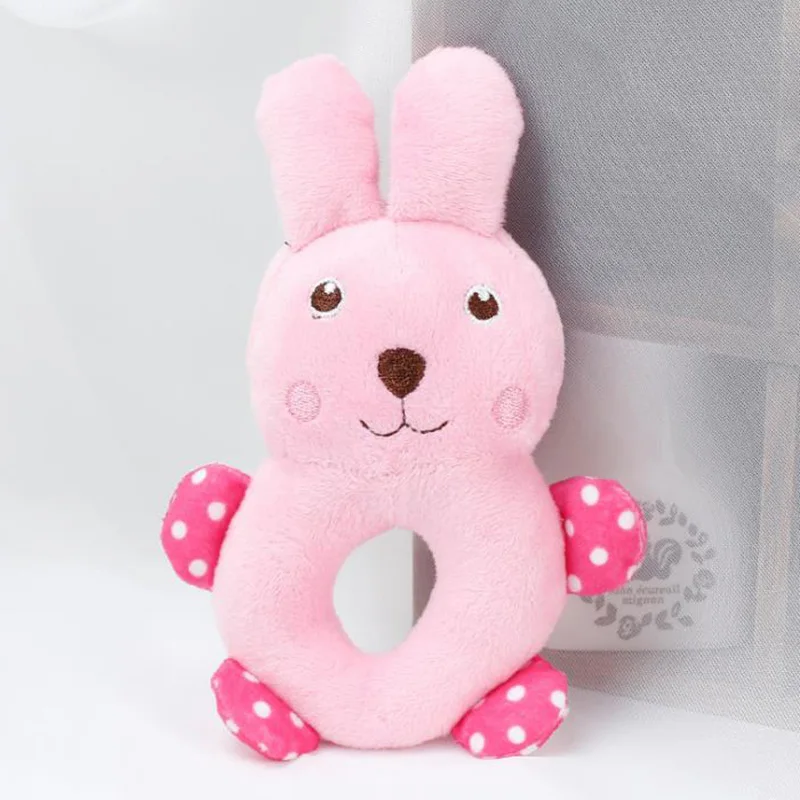 Rabbit Собака игрушки щенок жевать игрушка-пищалка плюшевые игрушки звук игрушка со звуком обучение Interative пледы Животные игрушки, Прямая поставка - Цвет: Rabbit