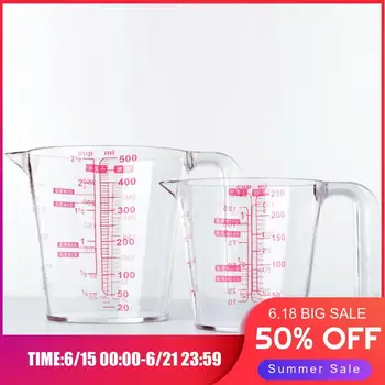 

Transparent PS Resin Glass Measuring Cups Large Capacity Kettle Teapot Cup Coffee Pot Cooking Kitchen Tool Water Measuring Tools