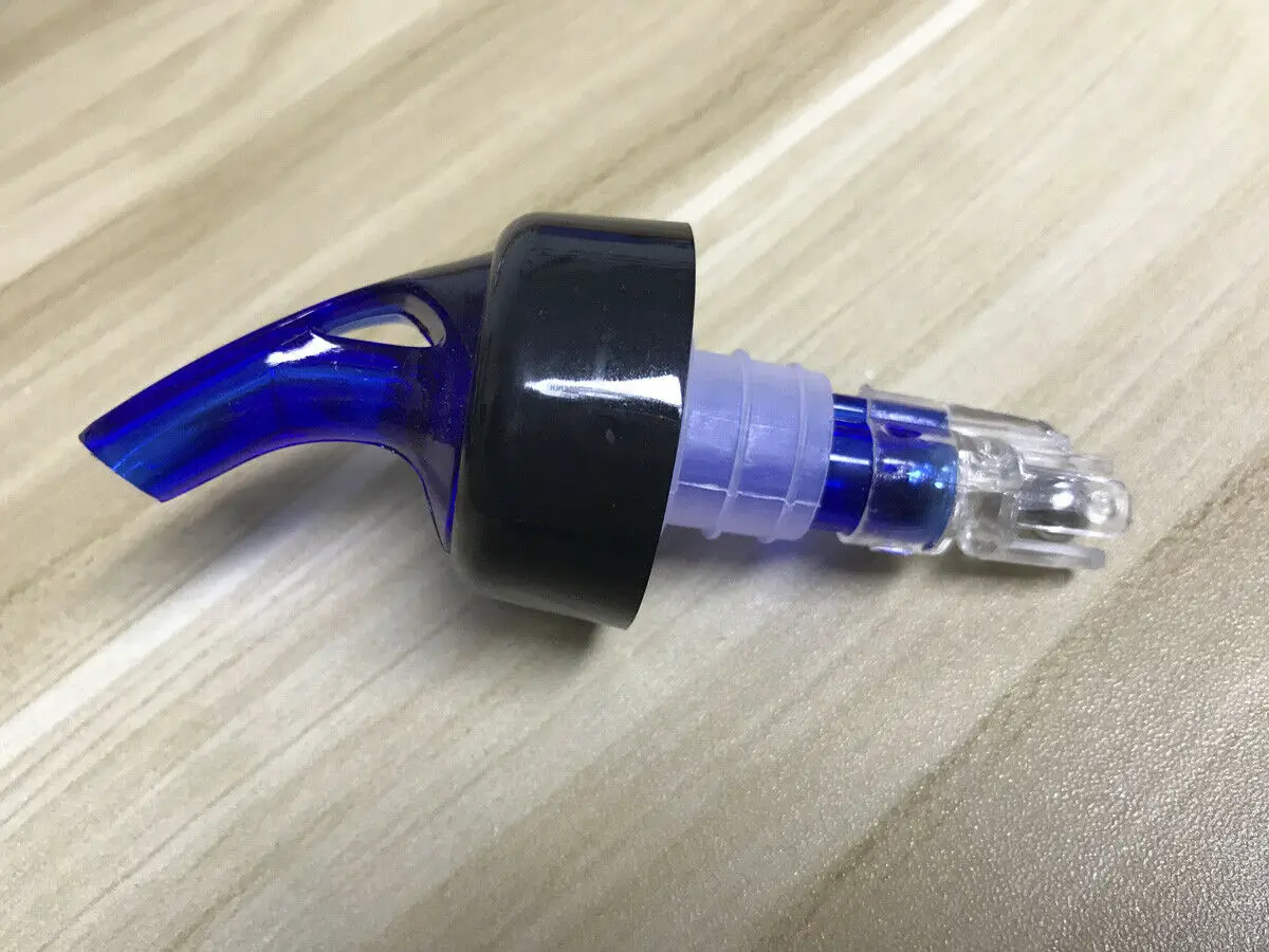 25 мл измерение духов измерительный поток Pourer бар, винная бутылка Pour насадка с носиком дозатор коктейлей - Цвет: Синий