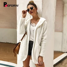BEFORW Women Winter Keep Warm Plush Hoodies Sweatshirt Long Sleeve Zipper Loose Hoodie Coat Ladies Autumn Casual Hoodies 2019 BEFORW Women Winter Keep Warm Plush Hoodies Sweatshirt Long Sleeve Zipper Loose Hoodie Coat Ladies Autumn Casual Hoodies 2019