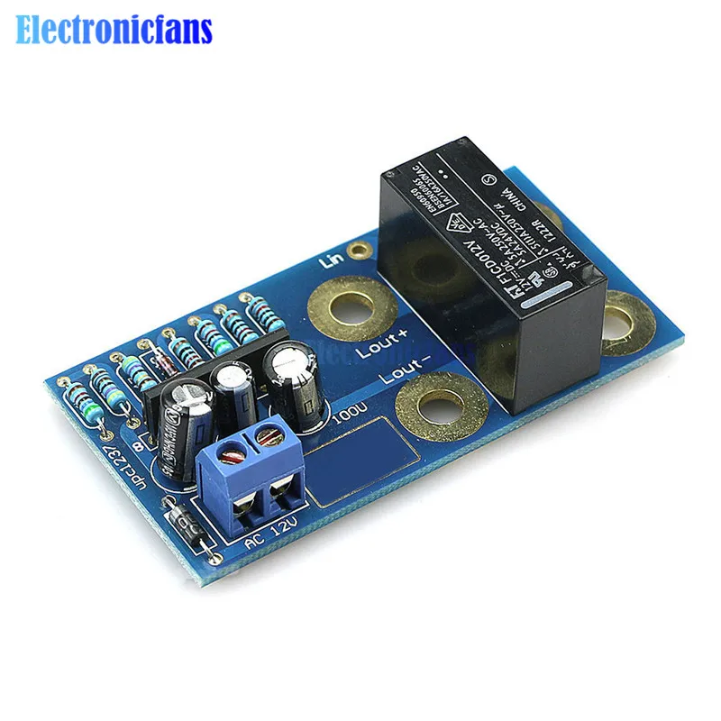 

UPC1237 Dual channel Speaker Protection Board Kit Boot Delay DC Protection Board Finished UPC1237 Bare Board Module DIY Kit