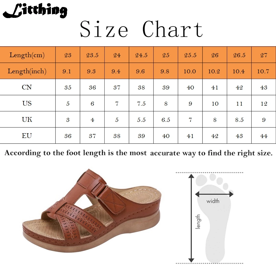 Сандалии женские ортопедические мягкие босоножки на толстой подошве низкий