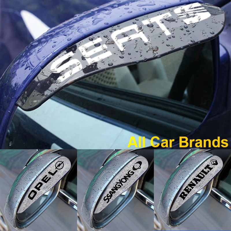

4pcs Car Rearview Mirror Rain Shade Rainproof Blades Stickers For Citroen C1 C2 C3 C4 C5 C6 C8 C4L DS3 DS4 DS5 DS5LS DS6 Gadgets