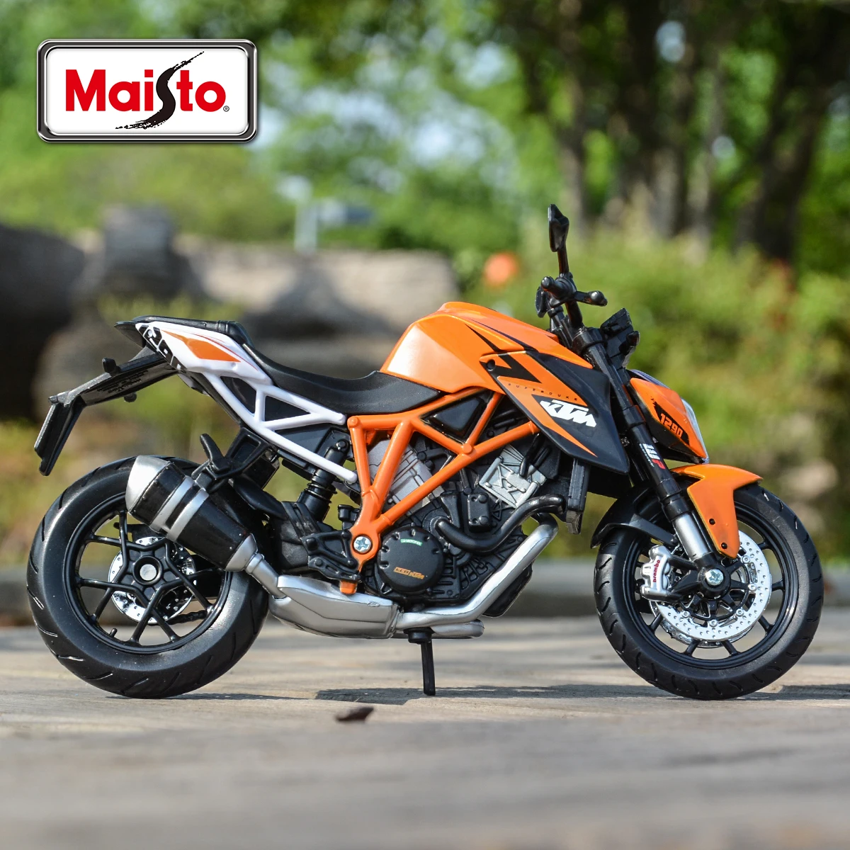 Maisto 1:12 KTM 1290 Super Duke R Orange Die Cast Vehicles Collectible Hobbies Motorcycle Model Toys 6