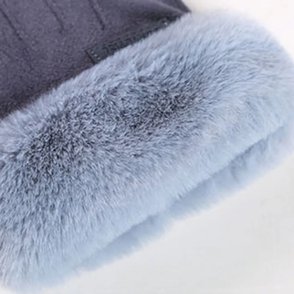 Женские перчатки на осень и зиму, ветрозащитные теплые бархатные зимние перчатки, тактические теплые мягкие перчатки ручной работы C30108