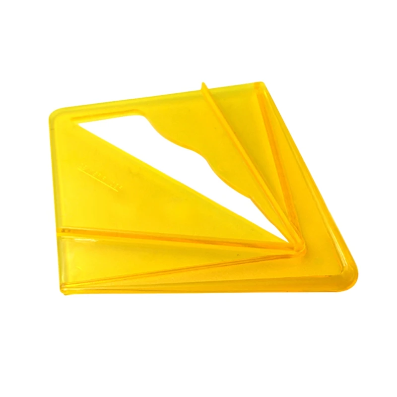 

Yellow Transparent Center Finder for 8 Inch Square Round Octagon and 5-3/4 Inch Hexagon Shaped for Woodworkers