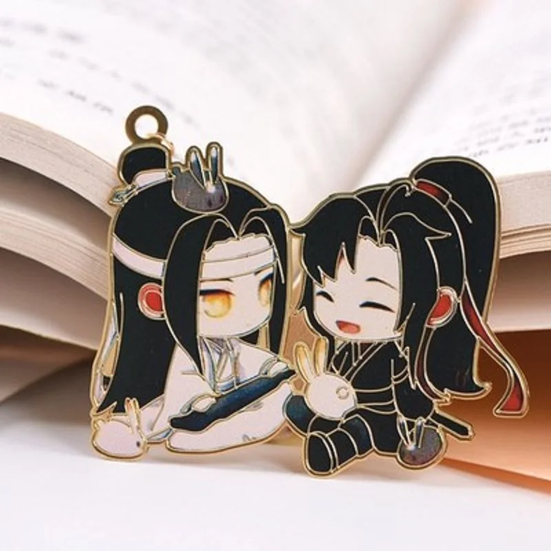 The Untamed Mo Dao Zu Shi Grandmaster of Demonic Cultivation Wei Wuxian Lan Wangji Metal hollowing Bookmark