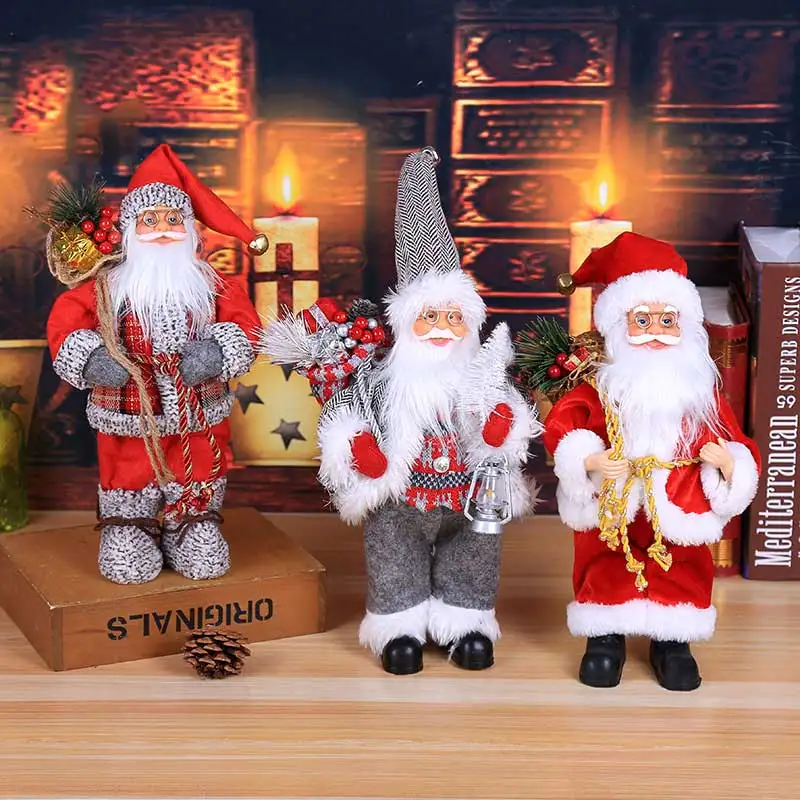 Новые рождественские украшения электрические перевернутые уличные танцы Санта Клаус музыкальные рождественские детские украшения-игрушки детские игрушки