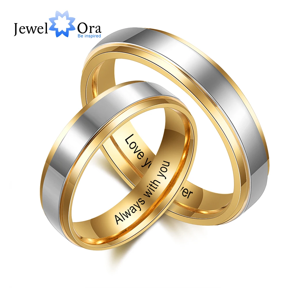 Custom Promise Rings Couples Name Engraved Rings Couples Personalized Jewelry Aliexpress