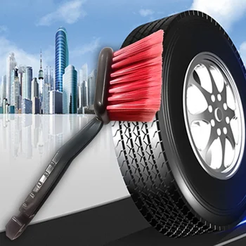 

Car Wheel Brush Washing Vehicle Car Tire Rim Cleaning Handle Brush Tool For Car Motorcycle Bike Truck Wheels Car Washing Tools