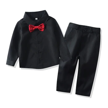 

Kimocat spring autumn boys clothing set kids clothes sets children boys wedding cotton 2 pcs jackets+pants boys sports outfit