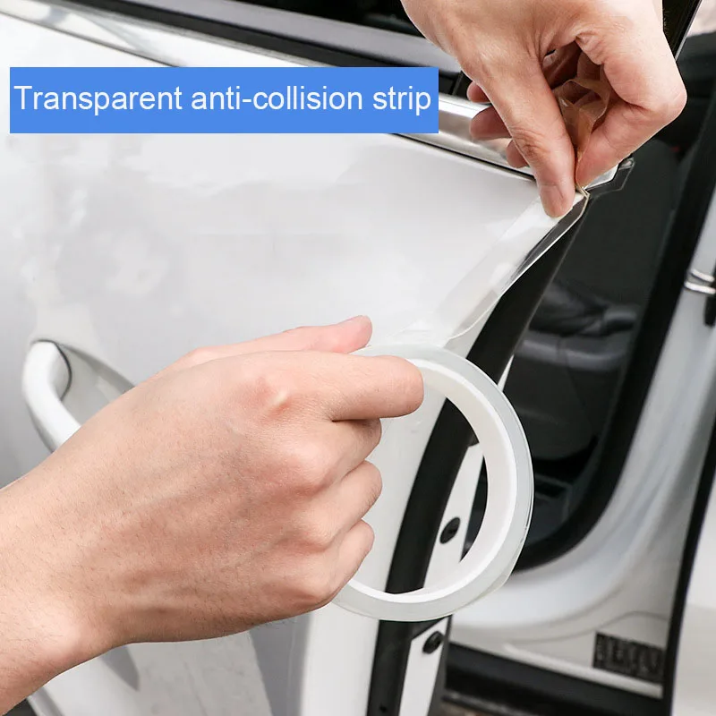 Transparent Protective Film Car Door Body Scratch Protector Anti-scratch Wrap Sticker Sill Edges Guard Styling Moulding | Автомобили и