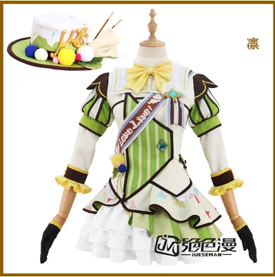 LoveLive! Школьный идол проект Kotori Umi все членов мороженое Пробуждение пользовательский размер униформа для косплея - Цвет: Hoshizora Rin