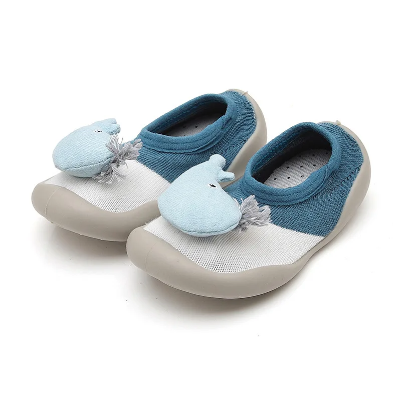 Children's Toddler Shoes Non-Slip Rubber Bottom Baby Floor Shoes Spring Cartoon Baby Socks Shoes