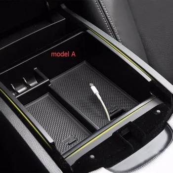 

Organizer Tray Tidying Glove Case Accessories Armrest Box Center Console ABS Auto Car Interior Storage For Infiniti Q50 Q50L