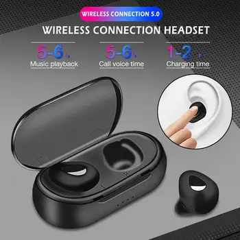 

Y20 Bluetooth 5.0 Earphones in-Ear True Wireless Earbuds Waterproof TWS Headset Stereo Sound Sport Noise Cancel Mic Auto Pairing