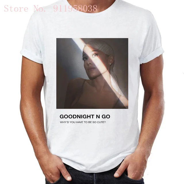 Kawaii Ariana Grande positions print Tshirt Harajuku sweet music singer cover t shirt oversized gothic punk women/men's T-Shirts 177 (15)